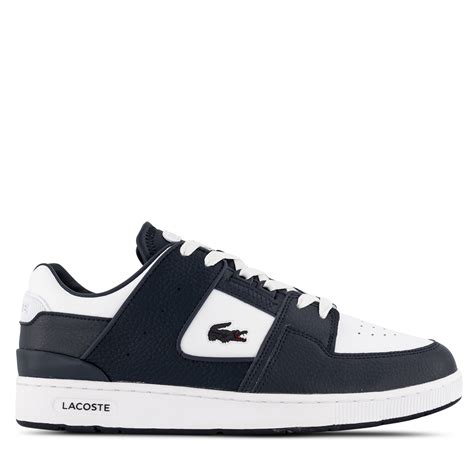 lacoste shoes black and white.